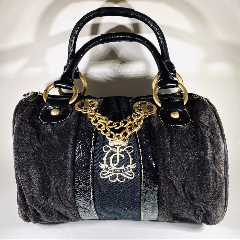 Vintage Juicy Couture barrel bag gold-tone accents